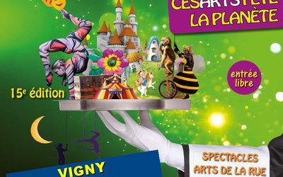 Festival CESART – 20 septembre à Vigny – jardins de la mairie